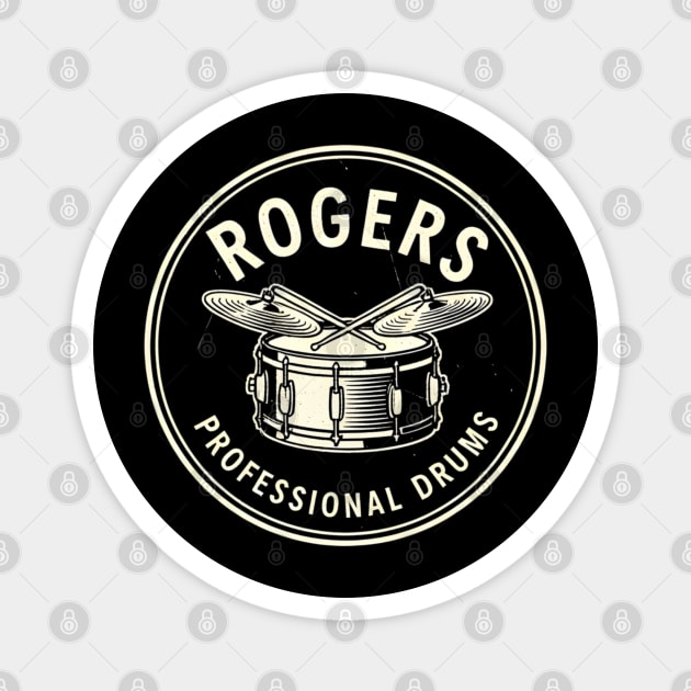 Rogers Professional Drums Magnet by dtr_art